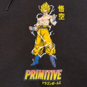 NWOT Primitive DBZ Hoodie, Size XL
